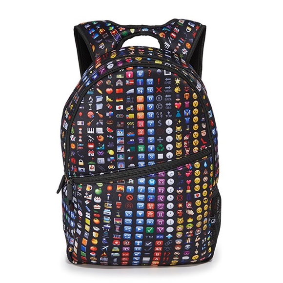 Terez Handbags - Terez emoji black backpack NWT